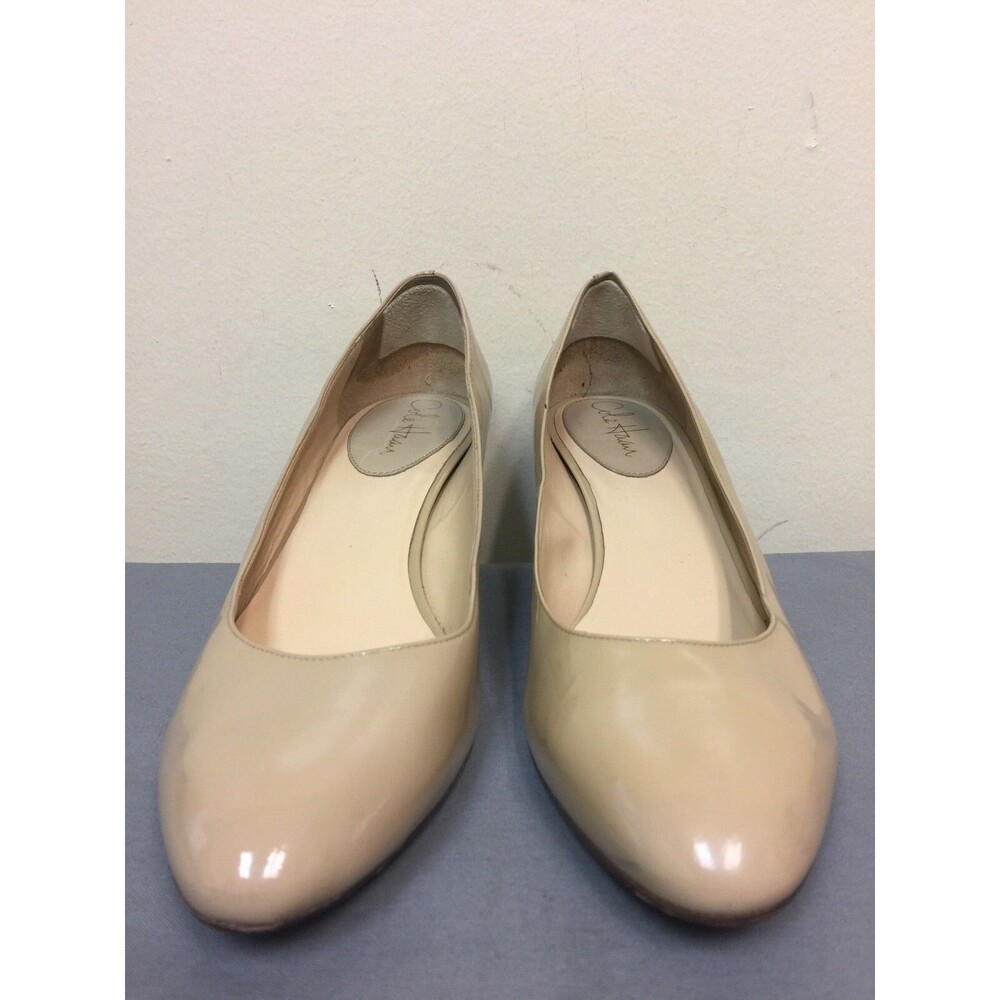 Cole Haan Womens Beige/nude  Leather Classic Pumps Heels Size US 10 B